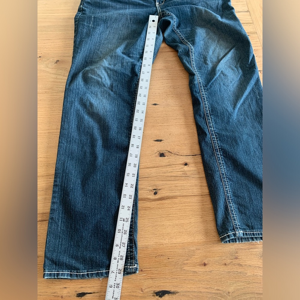 Blue Cast Denim Jeans‎ Blue Straight Leg Mid Rise Women’s 14 Preloved - Picture 4 of 9